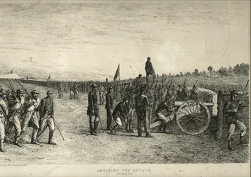 Awaiting the Attack. Infantry